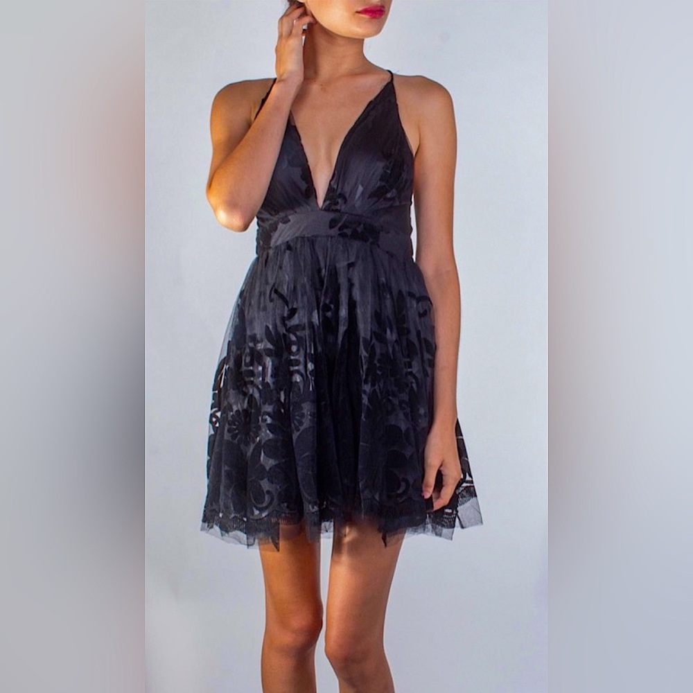 HONEY FLORAL BLACK MINI